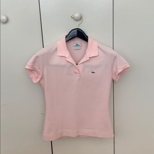 Women’s Lacoste pique polo shirt